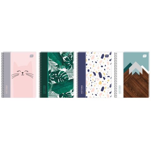 Kołozeszyt (kołonotatnik) A5 100k. 70g krata Interdruk