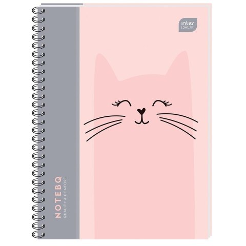 Kołozeszyt (kołonotatnik) A5 100k. 70g krata Interdruk