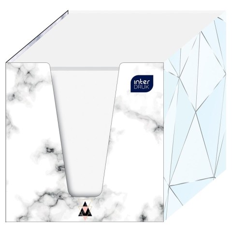 Kostka papierowa biały [mm:] 90x90x 90 Interdruk (KOSPAPBKUBP)