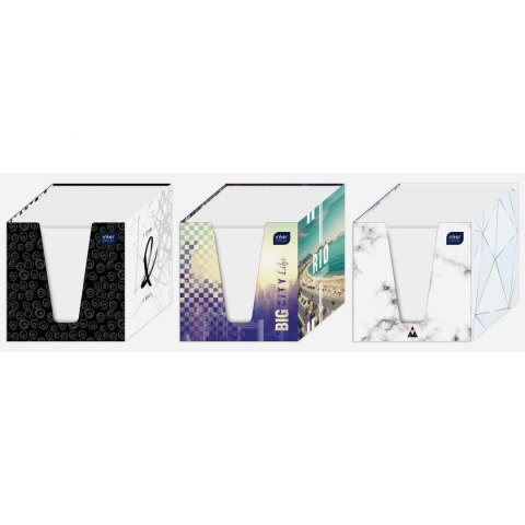 Kostka papierowa biały [mm:] 90x90x 90 Interdruk (KOSPAPBKUBP)