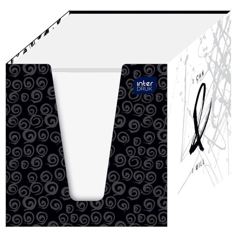 Kostka papierowa biały [mm:] 90x90x 90 Interdruk (KOSPAPBKUBP)