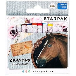 Kredki świecowe Starpak Sweet Horses 12 kol. (274630)