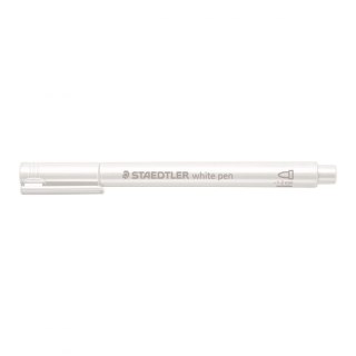 Marker permanentny metaliczny wkład biały 1-2mm okrągła końcówka Staedtler (8323-0)