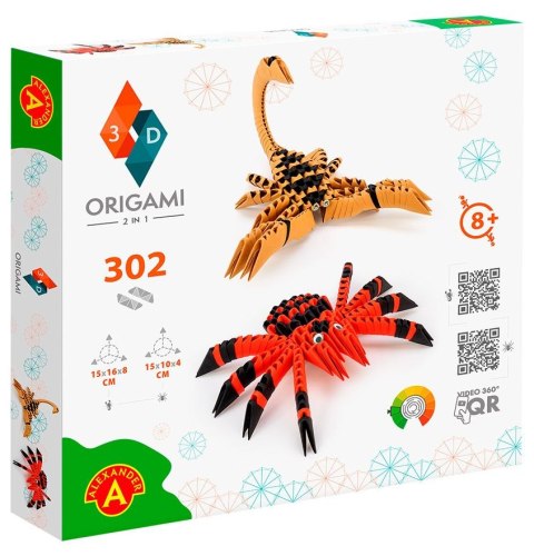 Origami Origami 3D 2w1 Pająk, Skorpion Alexander