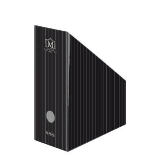 Pojemnik na dokumenty pionowy A4 Montana 10085090 czarny karton Herlitz (300002057)