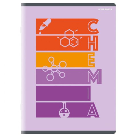 Zeszyt chemia A5 60k. 70g krata [mm:] 150x210 TOP-2000 (400160610)