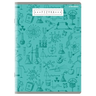 Zeszyt A5 fizyka 60k. 80g krata [mm:] 150x210 TOP-2000 (400160589)