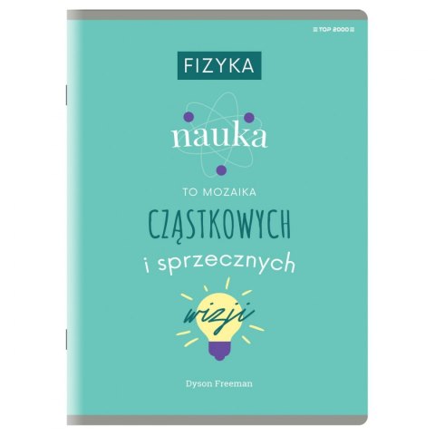 Zeszyt fizyka A5 60k. 80g krata [mm:] 150x210 TOP-2000 (400160589)