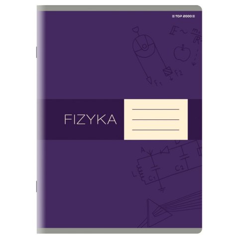 Zeszyt fizyka A5 60k. 80g krata [mm:] 150x210 TOP-2000 (400160589)