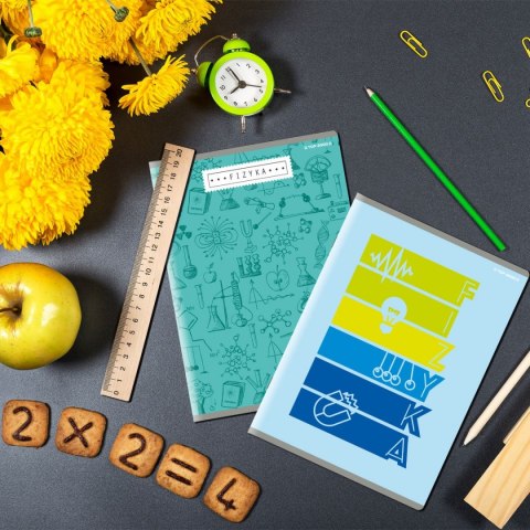 Zeszyt fizyka A5 60k. 80g krata [mm:] 150x210 TOP-2000 (400160589)