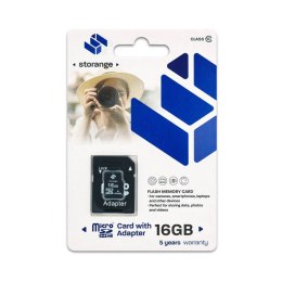 Storange Karta Micro SD+Adapter | 16 GB | Class 10