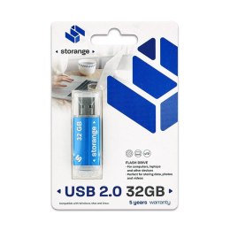 Storange pamięć 32 GB | Basic | USB 2.0 | blue