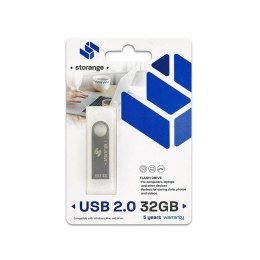 Storange pamięć 32 GB | Slim | USB 2.0 | silver