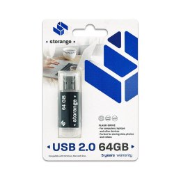 Storange pamięć 64 GB | Basic | USB 2.0 | black