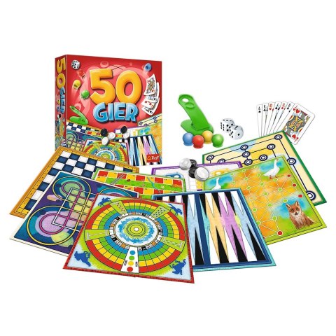 Gra strategiczna Kalejdoskop 50 gier Trefl 50 gier Trefl (02116)