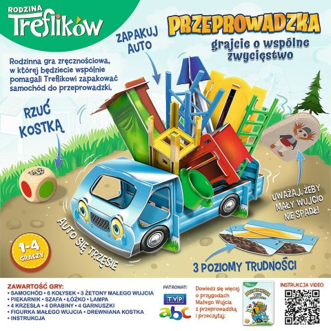 Gra zręcznościowa Trefl Rodzina Treflików Przeprowadzka Przeprowadzka z Rodziną Treflików (02071) Gra zręcznościowa Trefl Rodzina Treflików Przeprowadzka Przeprowadzka z Rodziną Treflików (02071)