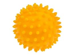 Piłka do masażu rehabilitacyjna 9cm żółta guma Tullo (441)