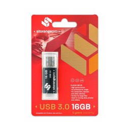 Storange pamięć 16 GB | Basic PRO | USB 3.0 | black