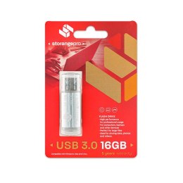 Storange pamięć 16 GB | Basic PRO | USB 3.0 | silver