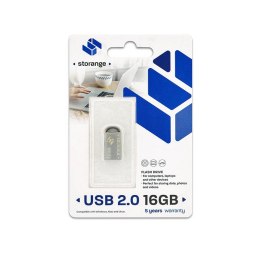 Storange pamięć 16 GB | MINI | USB 2.0 | silver