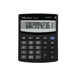 Vector kalkulator KAV VC-810 | biurowy | 10 miejsc | Czarny