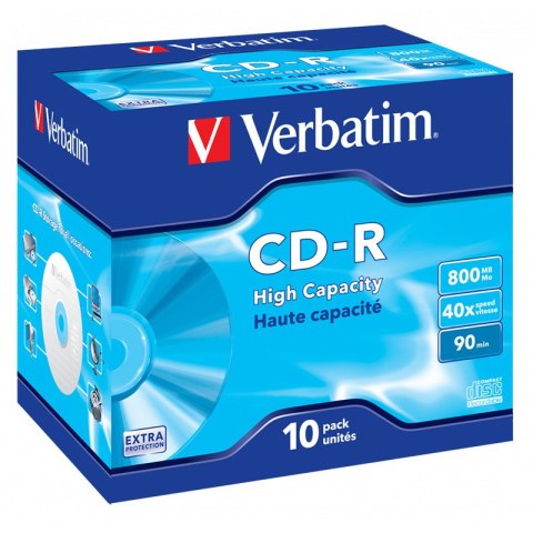 Verbatim CD-R | 800MB | x40 | jewel 10szt | DataLife