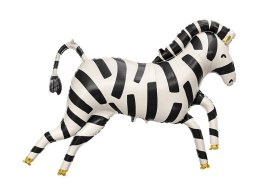 Balon foliowy Partydeco Zebra, 115x85 cm, mix 45cal (FB121)