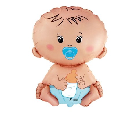 Balon foliowy Bobas Chłopiec, pakowany 24cal Godan (B901751)