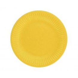 Talerz jednorazowy Godan żółte śr. 180mm 6 szt (PW-TJZ7)
