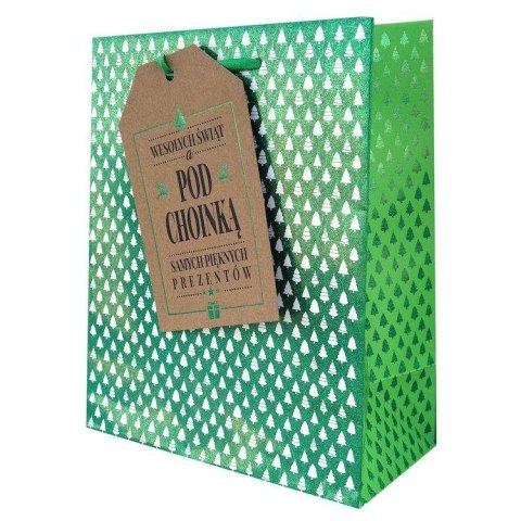 Torba prezentowa torebka ozdobna Bożenarodzenie Kukartka (QPS)