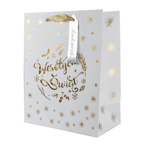 Torba prezentowa torebka ozdobna Bożenarodzenie Kukartka (QPS)