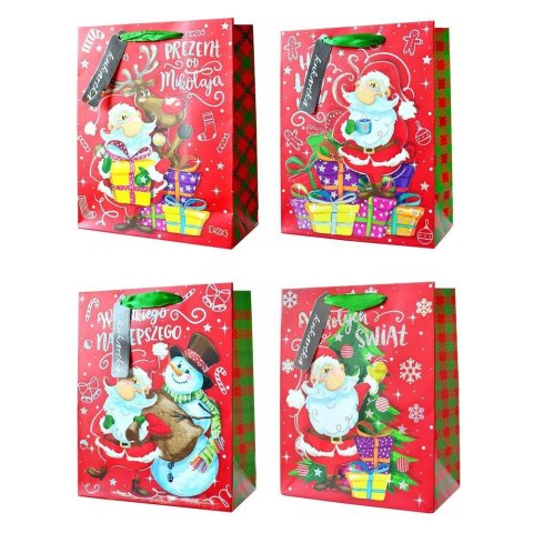 Torba prezentowa torebka ozdobna Bożenarodzenie Kukartka (QPS)