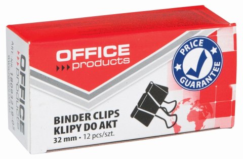 Klipy 32mm czarny Office Products (18093219-05)