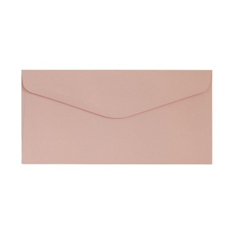 Koperta gładki pudrowa DL różowa Galeria Papieru (280130) 10 sztuk