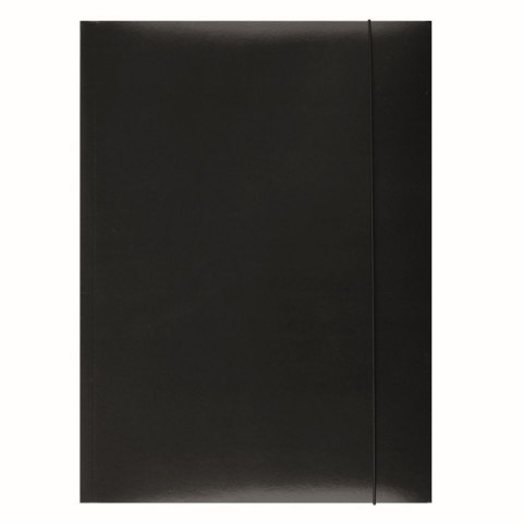 Teczka kartonowa na gumkę A4 czarny 300g Office Products (21191131-05)
