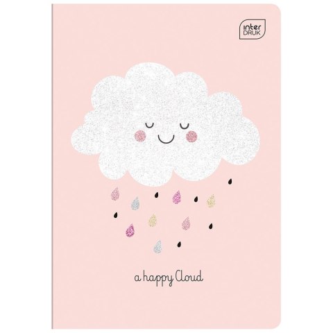 Zeszyt Glitter A5 32k. 70g trzy linie Interdruk (ZE32K=GLI)