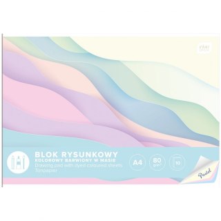 Blok rysunkowy bloki A4 mix 80g 10k Interdruk (5902277294180)