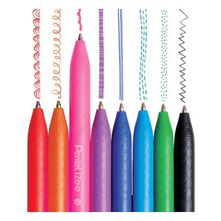 Długopis iZee wkład czerwony 0,7mm Pentel (BX467)