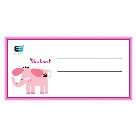 Naklejka (nalepka) B&B KIDS Interdruk (NAKZESB&B)