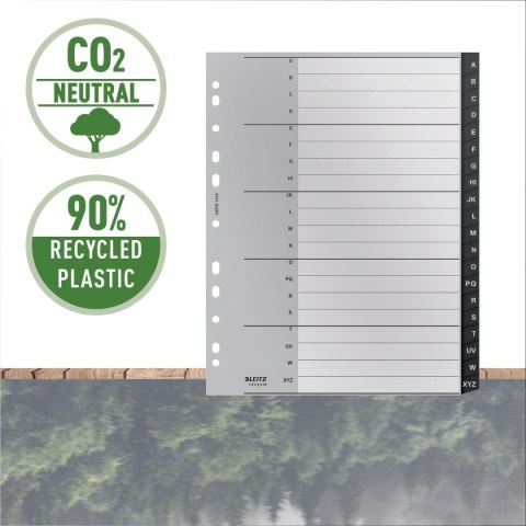 Przekładka numeryczna Leitz Recycle A4+ czarne A-Z (12190000) Przekładka numeryczna Leitz Recycle A4+ czarne A-Z (12190000)