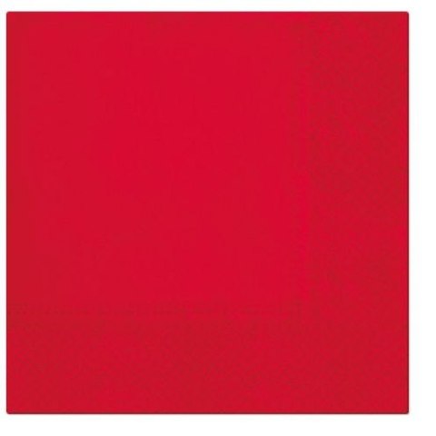 Serwetki czerwony bibuła [mm:] 330x330 Paw (SDL110503)