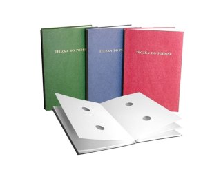 Teczka do podpisu A4 czarny 19k. tektura Delfin