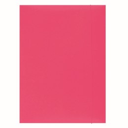 Teczka kartonowa na gumkę Office Products A4 kolor: różowy 300g (21191131-13)
