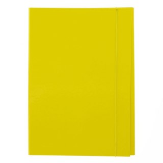 Teczka z szerokim grzbietem na gumkę A4 żółta Barbara (1821013)