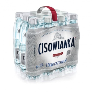 Woda Cisowianka 0,5L Lekko Gazowana 12szt=zgrzewka