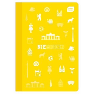 Zeszyt tematyczny A5 Język niemiecki 60k. 70g krata Interdruk