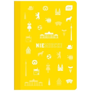 Zeszyt tematyczny A5 Język niemiecki 60k. 70g krata Interdruk