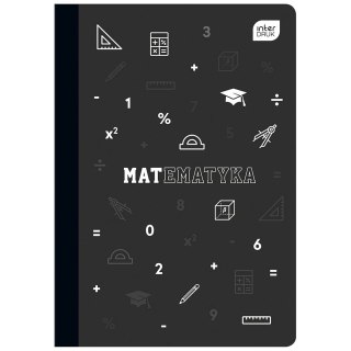 Zeszyt tematyczny A5 Matematyka 60k. 70g krata Interdruk