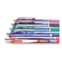 Cienkopis Pentel ENERGEL BLN 75, czerwony 0,25mm 4kol. (czerwony)