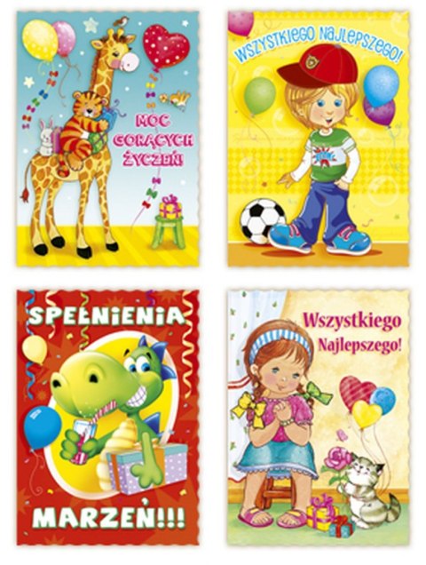 Kartka składana brokat dziecięca A5 (5902221801142) Kartka składana brokat dziecięca A5 (5902221801142)